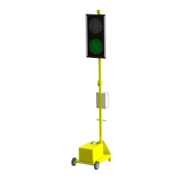 Светофор светодиодный дорожный мобильный автономный Т.8.1